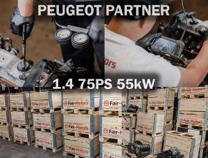 Geprüfter Austauschmotor kaufen für PEUGEOT PARTNER 1.4 75PS 55kW. Gebraucht oder überholt im online Shop.
