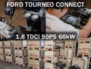 Geprüfter Austauschmotor kaufen für FORD TOURNEO CONNECT 1.8 TDCi 90PS 66kW. Gebraucht oder überholt im online Shop.