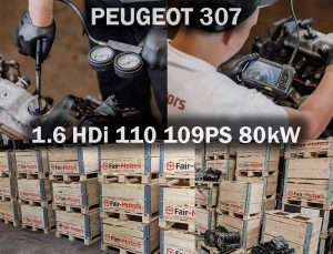 Geprüfter Austauschmotor kaufen für PEUGEOT 307 1.6 HDi 110 109PS 80kW. Gebraucht oder überholt im online Shop.