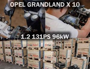 Geprüfter Austauschmotor kaufen für OPEL GRANDLAND X 10 1.2 131PS 96kW. Gebraucht oder überholt im online Shop.