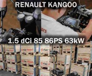 Austauschmotor Shop für RENAULT KANGOO 1.5 dCi 85 86PS 63kW Motoren. Gebraucht oder Überholt.