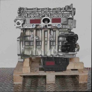 Motor D 15 DTH (DV5RC) auf Holzpalette vor weißem Hintergrund. Seitenansicht des kompletten Motors, ohne Logos oder Wasserzeichen.